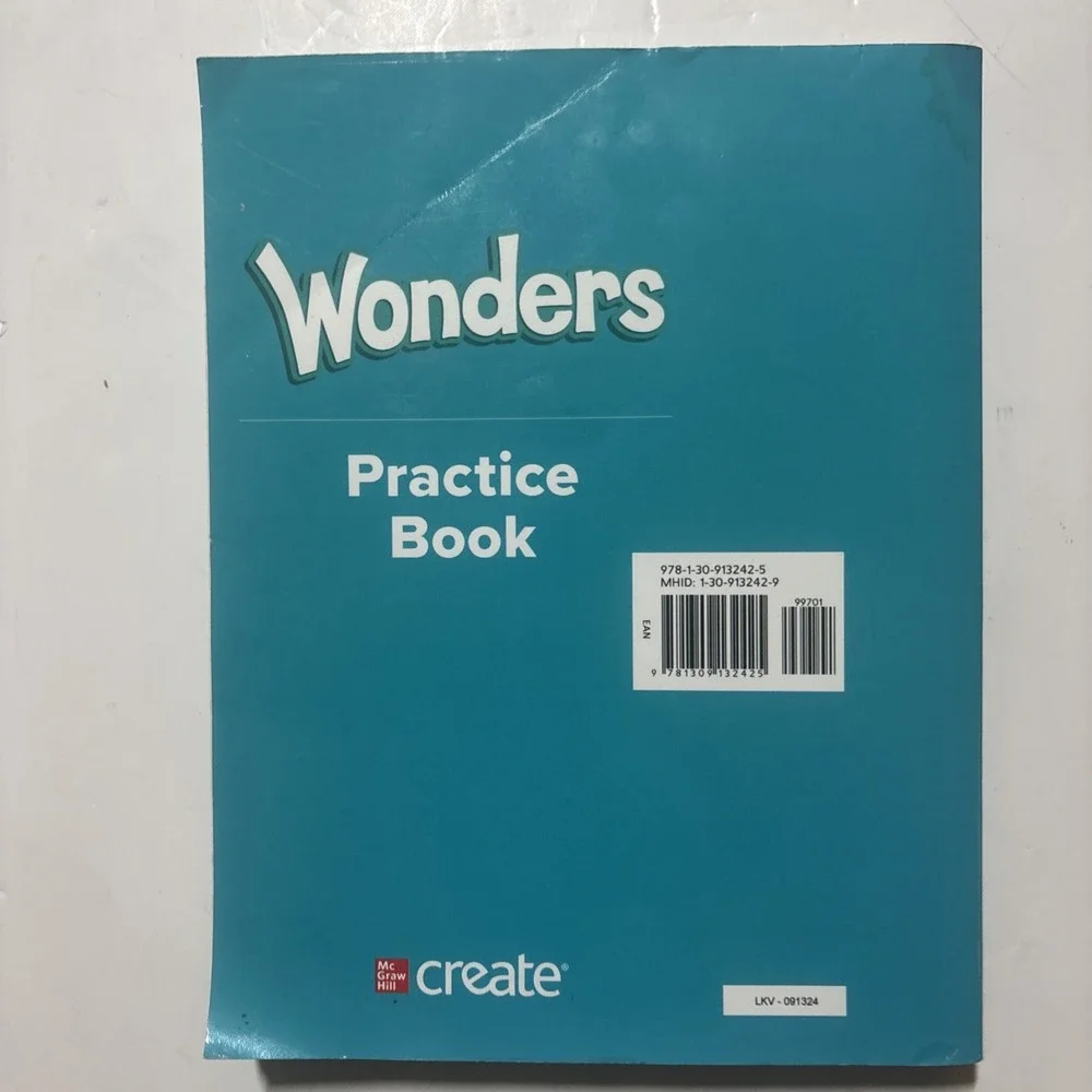 Wonders Grade 2 National Practice Paperback by Mcgraw Hill Not Written In EUC